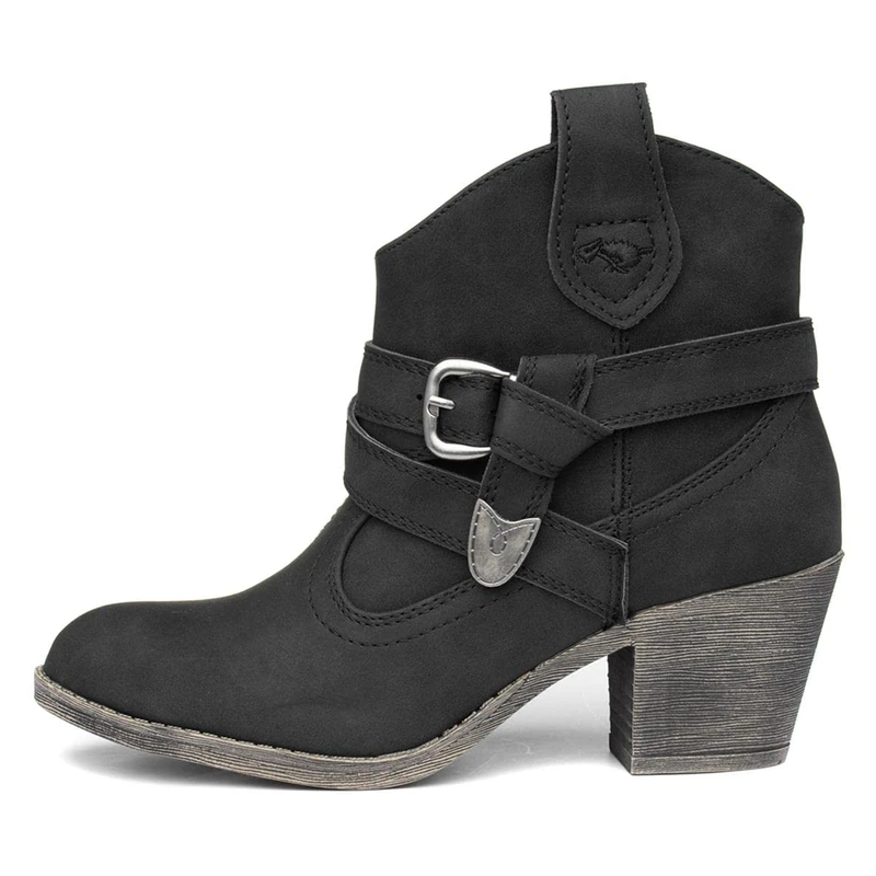 Rocket Dog Womens Satire Cowboy Boots, Black A00, 8 UK