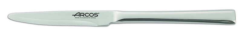 Arcos Series Capri - Box 12 Pieces Dessert Knife Table Knife - Monoblock of one Piece Stainless Steel 90 mm (3.54 Inch) Silver Colour (12 Piece)