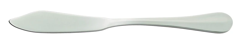 Arcos Series Burdeos - Box 12 Pieces Fish Knife Table Knife - Monoblock of one Piece Stainless Steel 85 mm (3.35 Inch) Silver Colour (12 Piece)