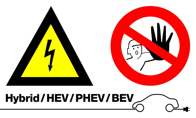 Laser 7576 High Voltage/No Admittance Sign (Without Text)