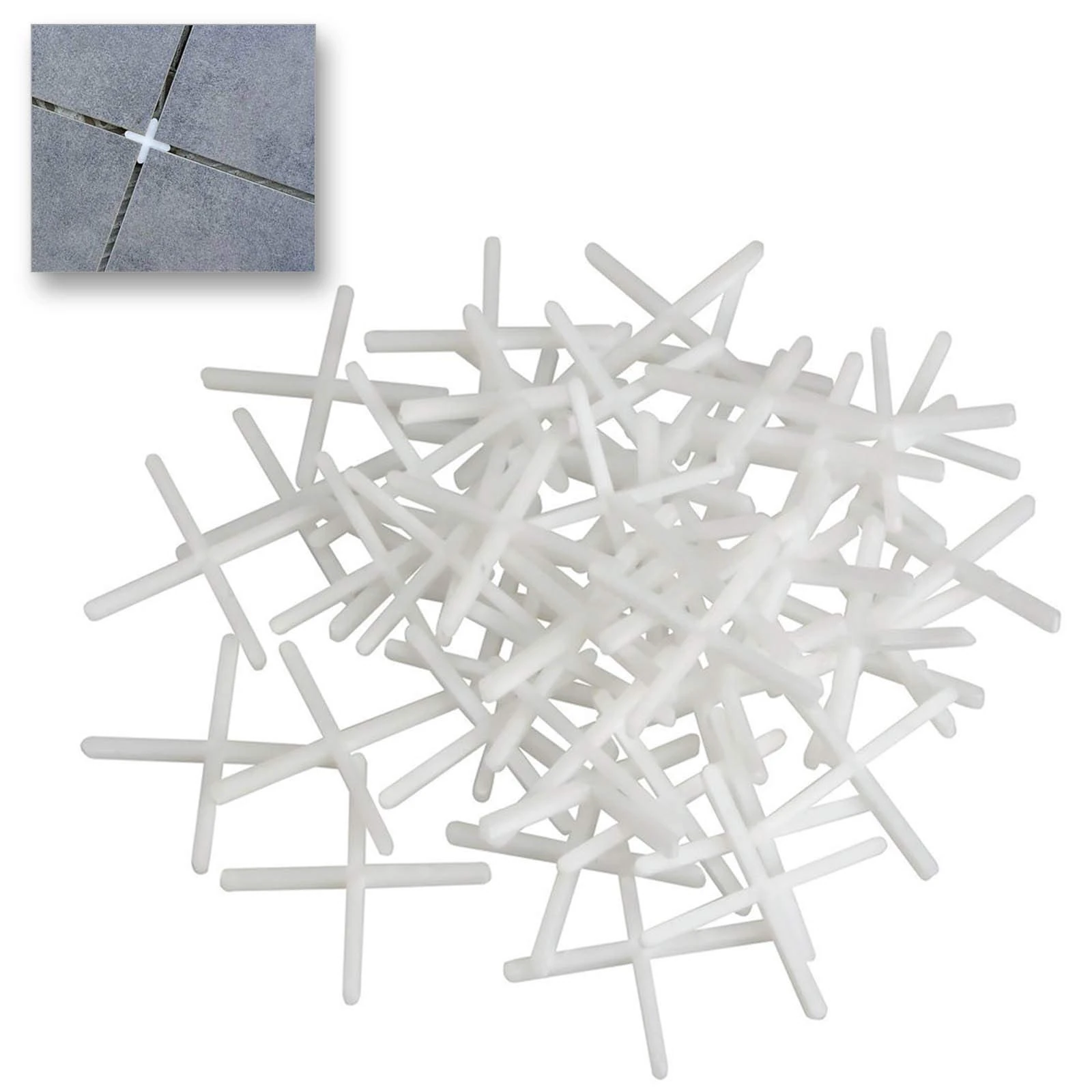 Tile Spacers 1.5mm x 200 Large & Small Tiles Grouting & Equal Spacing …