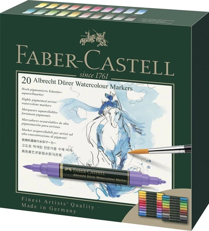 Faber-Castell Albrecht Durer Watercolour Marker Set - Case of 20 One Size