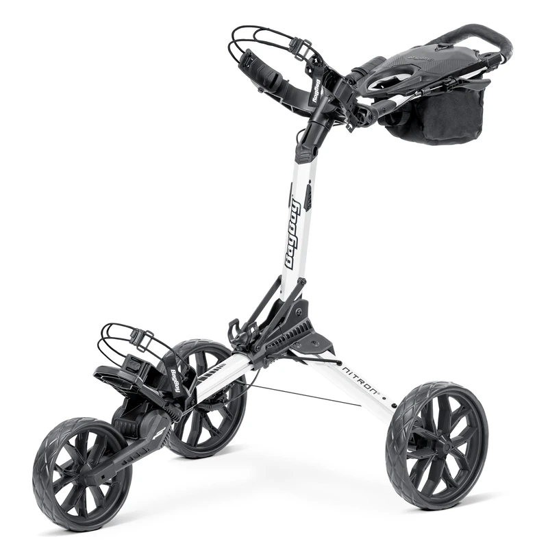 BagBoy Nitron Trolley 3 Wheel Golf Push Cart Lightweight Folding Trolley - Image 1