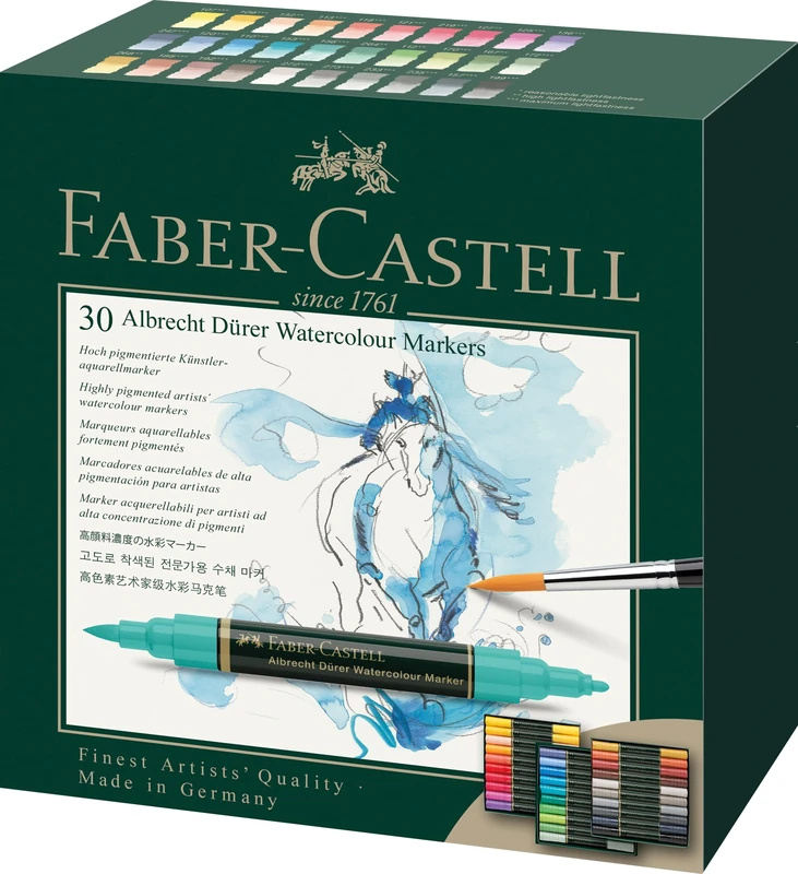 Faber-Castell Albrecht Durer Watercolour Marker Set - Case of 30