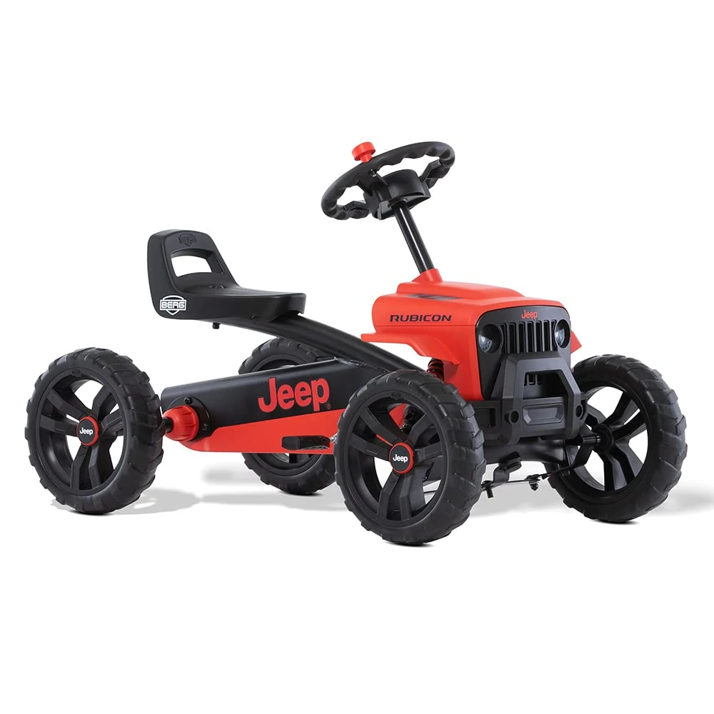 BERG Pedal Car Buzzy Rubicon | Pedal Go Kart, Ride On Toys for Boys and Girls, Go Kart, Toddler Ride on Toys, Outdoor Toys, Beats Every Tricycle, Adaptable to Body Lenght, Go Cart for Ages 2-5 Years