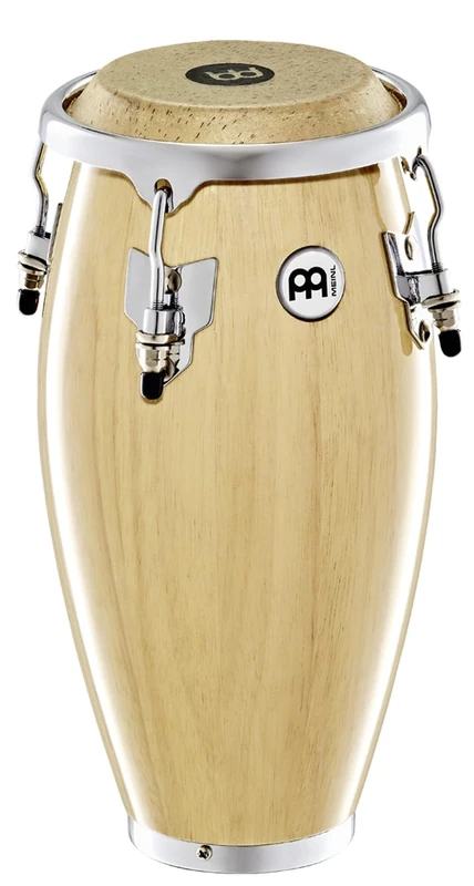 Meinl Percussion Mini Conga Instrument - Very small Handdrum - With Buffalo Skin Head - Diameter 4.5 Inches - Siam Oak, Natural (MC100NT)