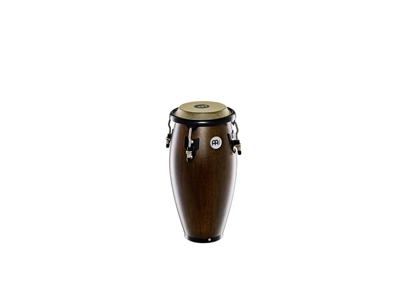 Meinl Percussion Mini Conga Instrument - Very small Handdrum - With Buffalo Skin Head - Diameter 4.5 Inches - Siam Oak, Dark Brown (MC100VWB)