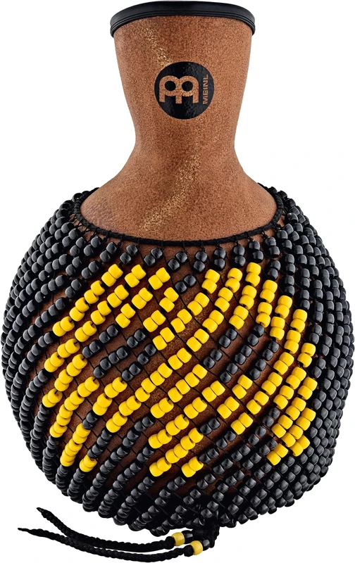 Meinl Percussion Shekere Musical Instrument - Medium-Large Instrument with Bead Net - Adjustable - Fiberglass, Brown (SHR-BR)