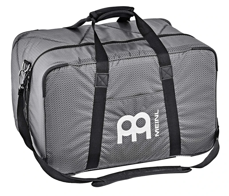 MEINL Percussion Professional Cajon Bag with Shoulder Strap and Carrying Grip - Carbon Grey (MCJB-CG)