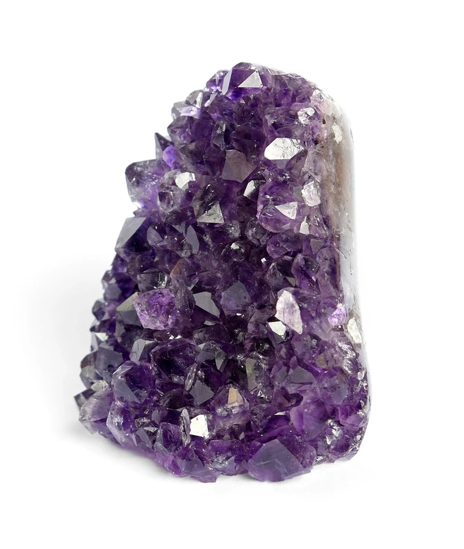 Deep Purple Project Large Amethyst Clusters 600 to 700 gr Polished Crystal Geode Plus: Premium Gift Box Spiritual Healing Stone