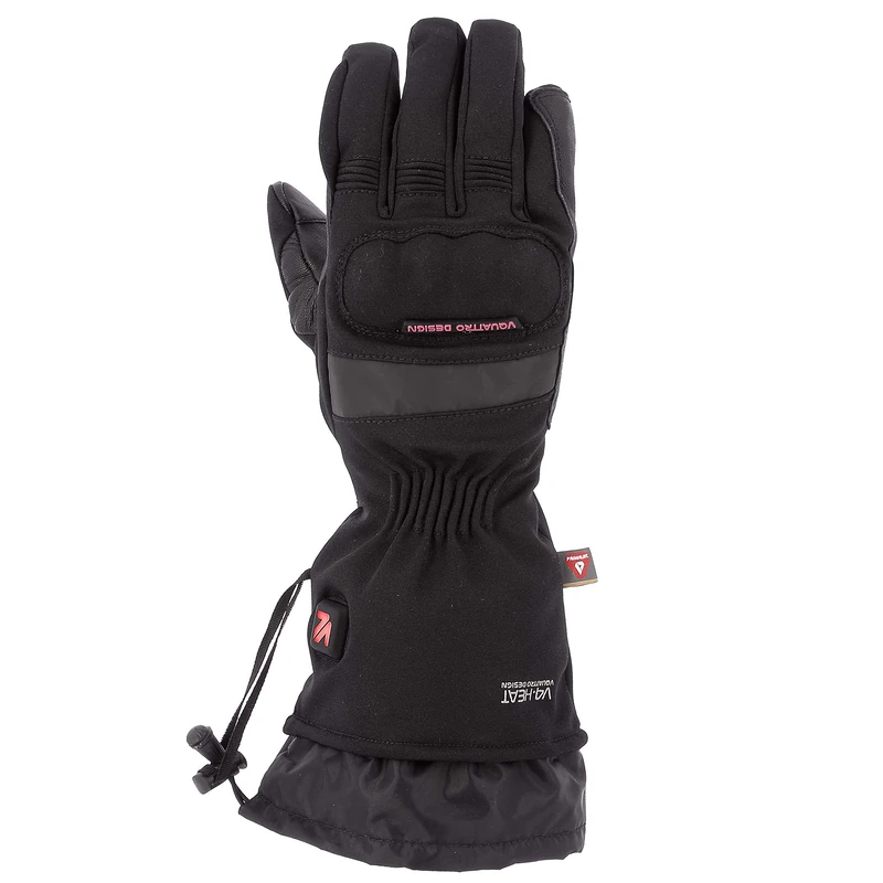 VQuattro Clara 18 Women's Heated Motorcycle Gloves - Black XS