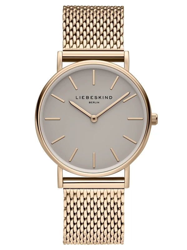 Liebeskind Berlin LT-0170-MQ Women's Rose Gold Mesh Watch