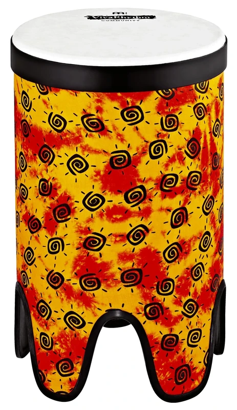 Meinl Percussion VivaRhythm Bass Drum - Medium-Large Hand Drum - With Plastic Head - Diameter 12 Inches - Plastic, Multicoloured (VR-BDPO12-SH)