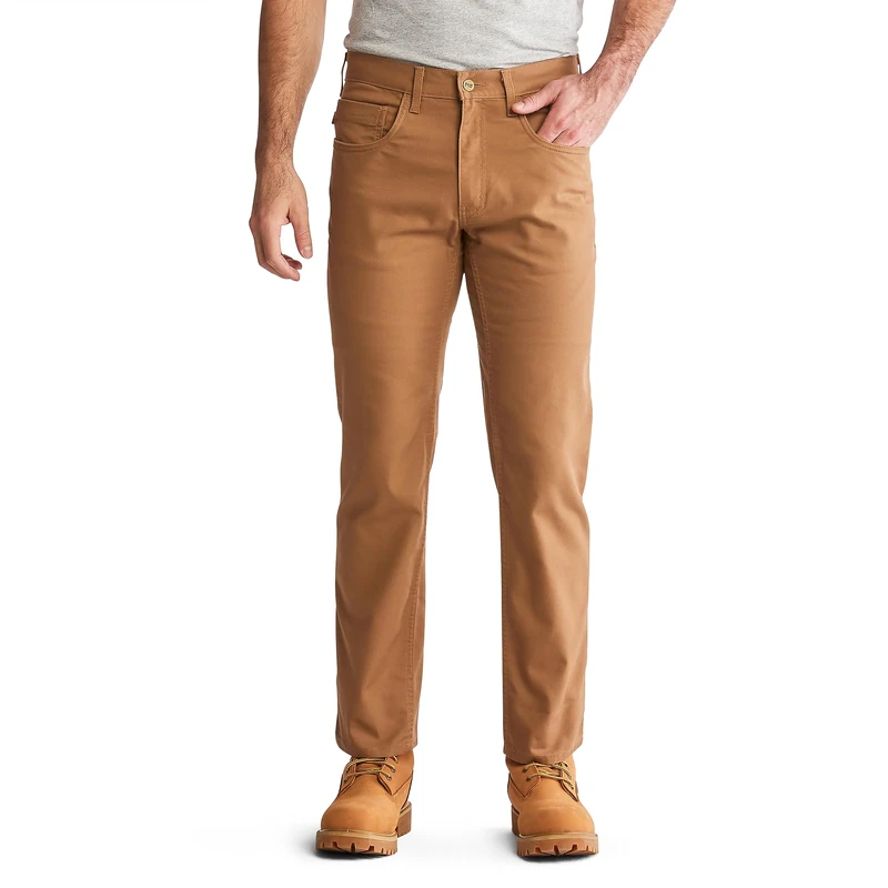 Timberland PRO Men's Ironhide Flex 5 Pocket Work Pant, Dark Wheat, 32W / 30L - Image 1