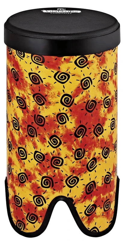 Meinl Percussion VivaRhythm Bass Drum - Small Hand Drum - With Nappa Head - Diameter 10 Inches - Plastic, Multicoloured (VR-BDPO10-NH)