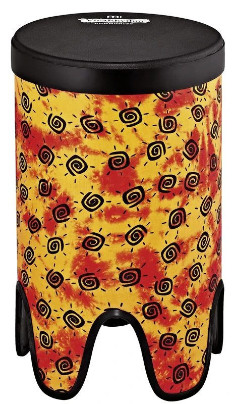 Meinl Percussion VivaRhythm Bass Drum - Medium-Large Hand Drum - With Nappa Head - Diameter 12 Inches - Plastic, Multicoloured (VR-BDPO12-NH)