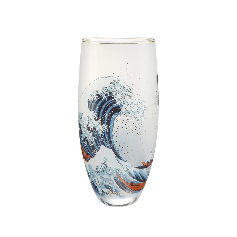 Goebel The Wave Vase Artis Orbis Hokusai