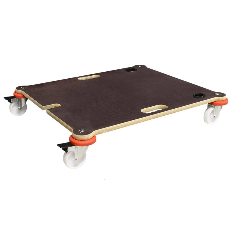 WAGNER moving dolly/stacking trolley MM 1376 I 70 x 60 cm - ideal for stacking chairs carrying handles I non-slip, wall-saving & lockable I load capacity 200 kg - 20137601