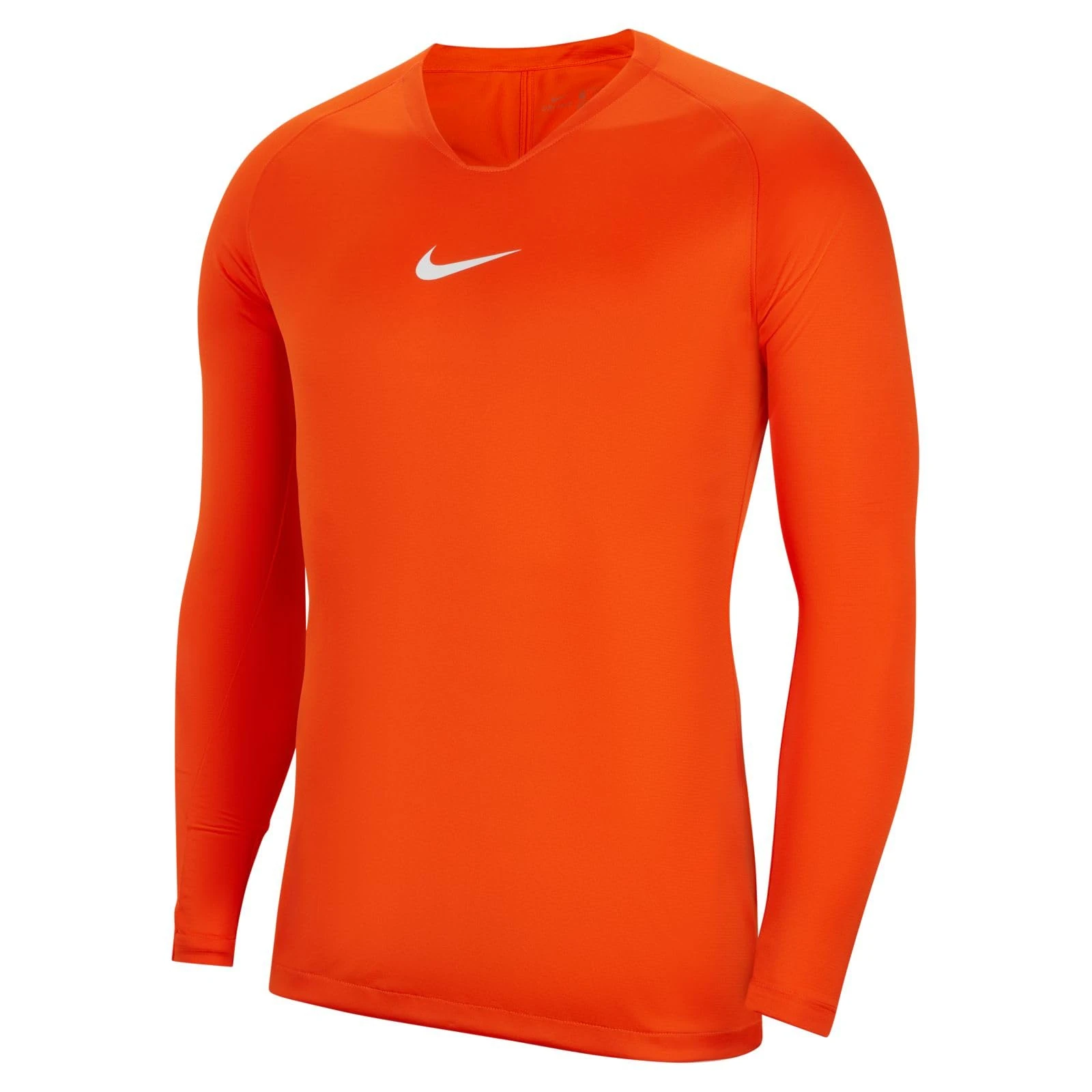 NIKE AV2609-819 Dri-FIT Park First Layer Sweatshirt Men's SAFETY ORANGE/WHITE Size S