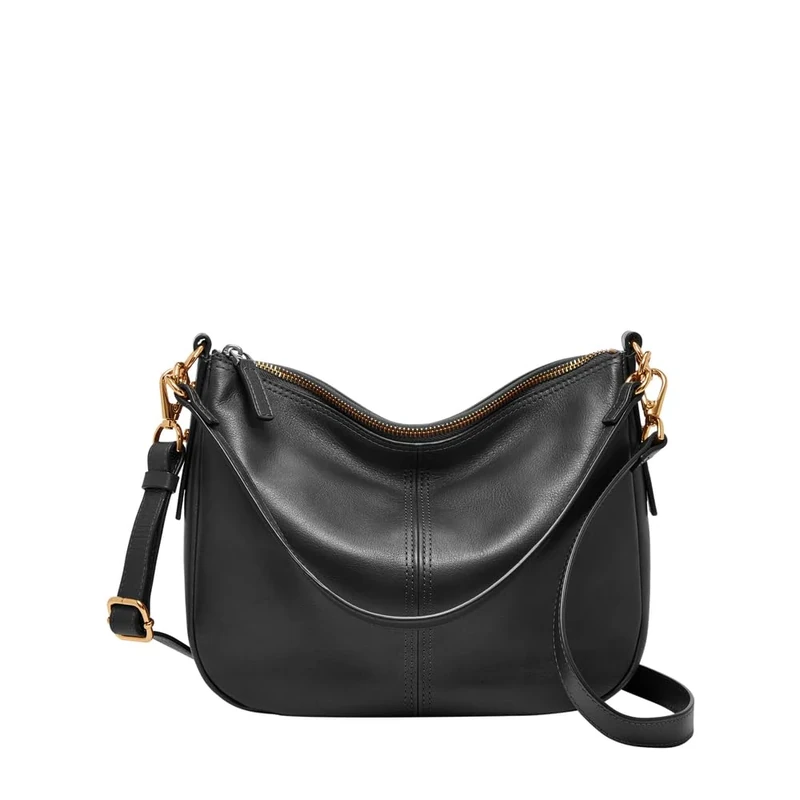 Fossil Bag for Women Jolie, Leather/Polyurethane Trim Crossbody black 27.9 cm L x 7.6 cm W x 20.3 cm H ZB7716001