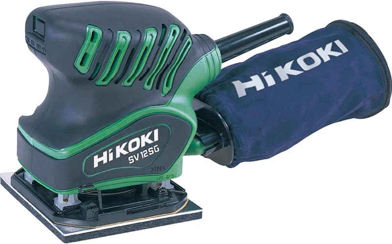 HIKOKI Schwingschleifer (200 Watt, 230 V, Leerlaufdrehzahl 14.000 min-1, Schwingkreis-Ø 1,5 mm, Hohe Abtragung, Staubbeutel, im Karton) - Image 1