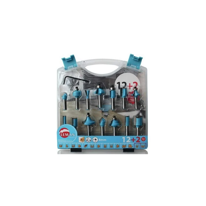 LEMAN S.A DGA40085 Leman 428.700.14 Router Bit Set - Image 1