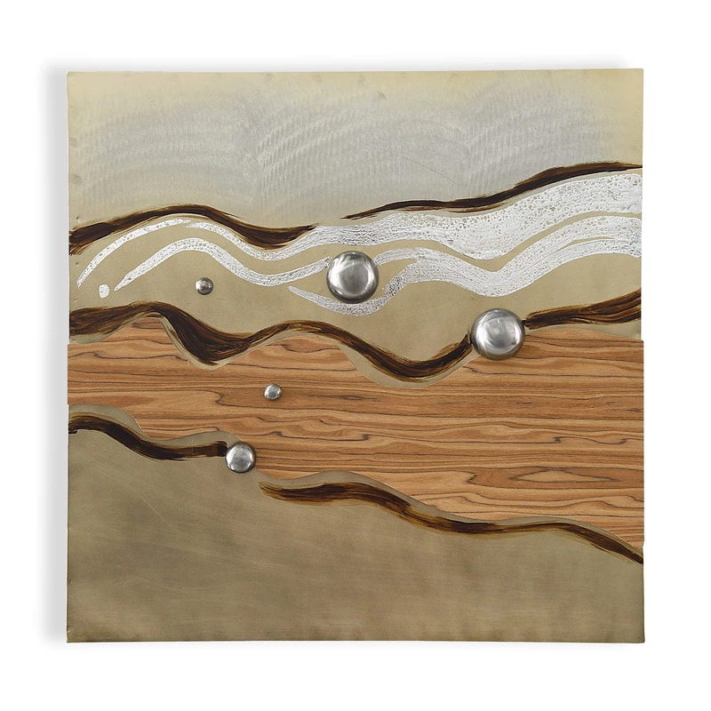 World Art Metal Wall Decorations, Multicolor, 80 x 80 x 6 cm