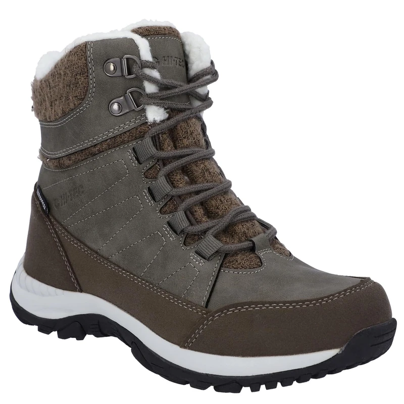 Hi-Tec Riva Mid Wp, Women’s High Rise Hiking Boots, Grey (Beige 61), 7 (40 EU)