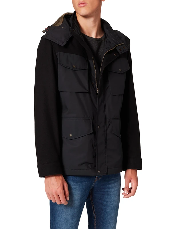 Strellson Premium Men's S.c. Downtown Jacket, Black (Black 001), Medium (Size: 48)