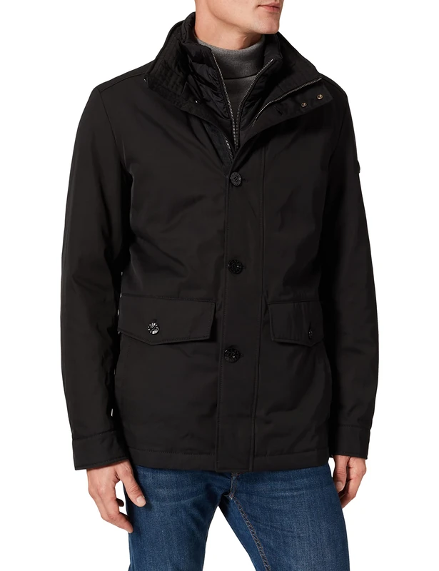 Strellson Premium Men's Express-w Jacket, Black (Black 001), XXXX-Large (Size: 29) - Image 1