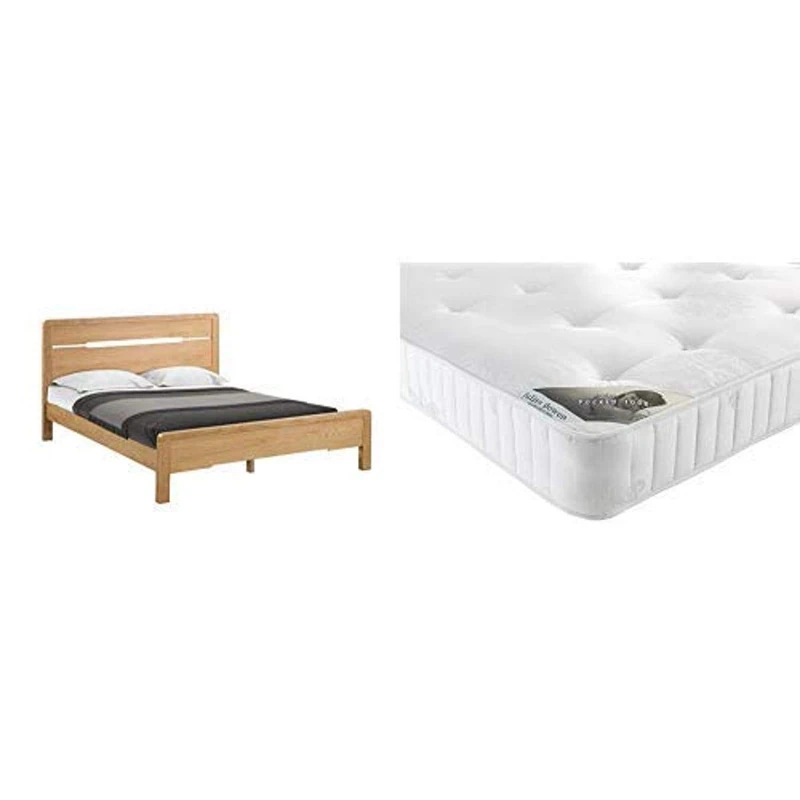 SET OF CURVE 150CM BED & 150CM ELITE MATT