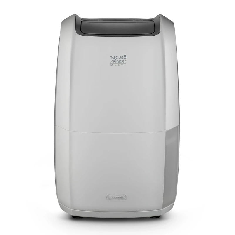 De'Longhi Tasciugo AriaDry Multi - Portable Home Dehumidifier, Moisture Absorber 25L/Day, Clothes Dryer, Anti-Mold, Low Noise Level, Timer, White (DDSX225) - Image 1