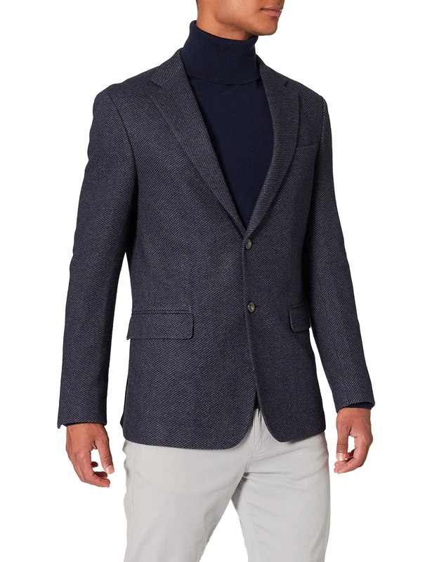 Strellson Premium Men's Cozer-j Blazer Not Applicable, Blue (Blue 412), 20 (Manufacturer Size: 46)