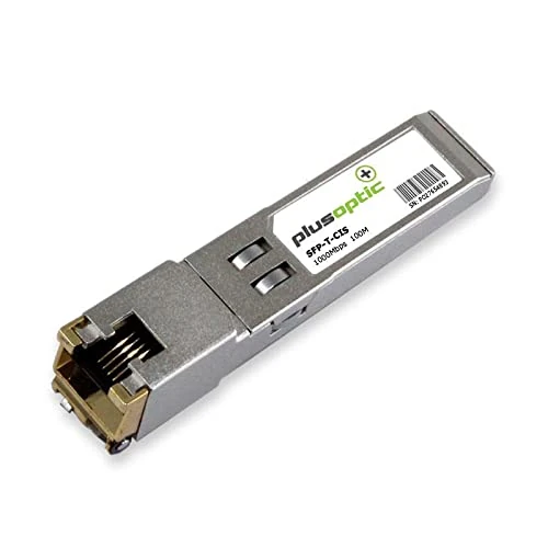 PlusOptic SFP-T-CIS Network Transceiver Module Copper 1000 Mbit/s – Network Transceiver (Copper, 1000 Mbit/s, SFP, 100 m)