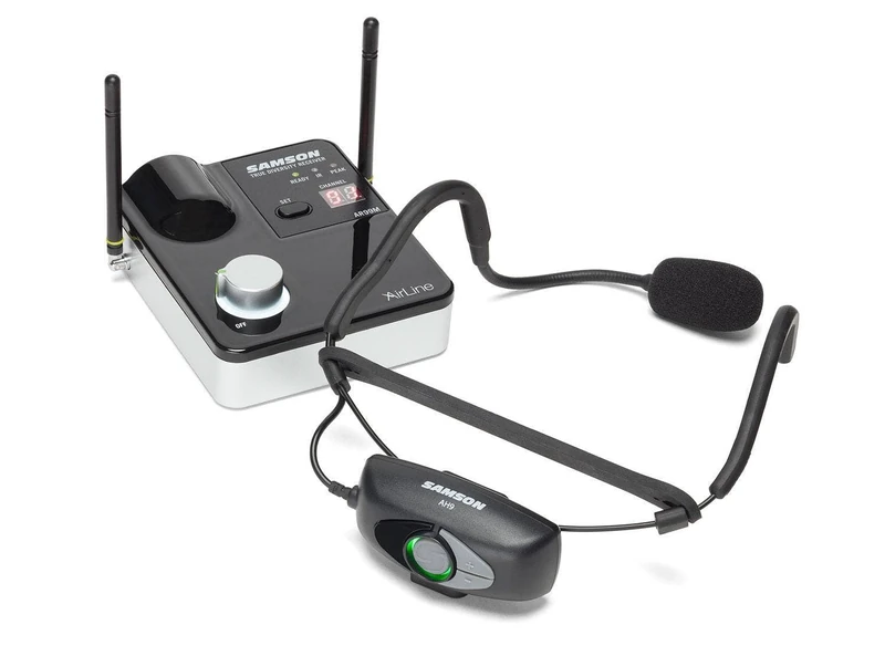 SAMSON Airline 99M AH9 Wireless UHF Rechargeable Fitness Headset System-K Band