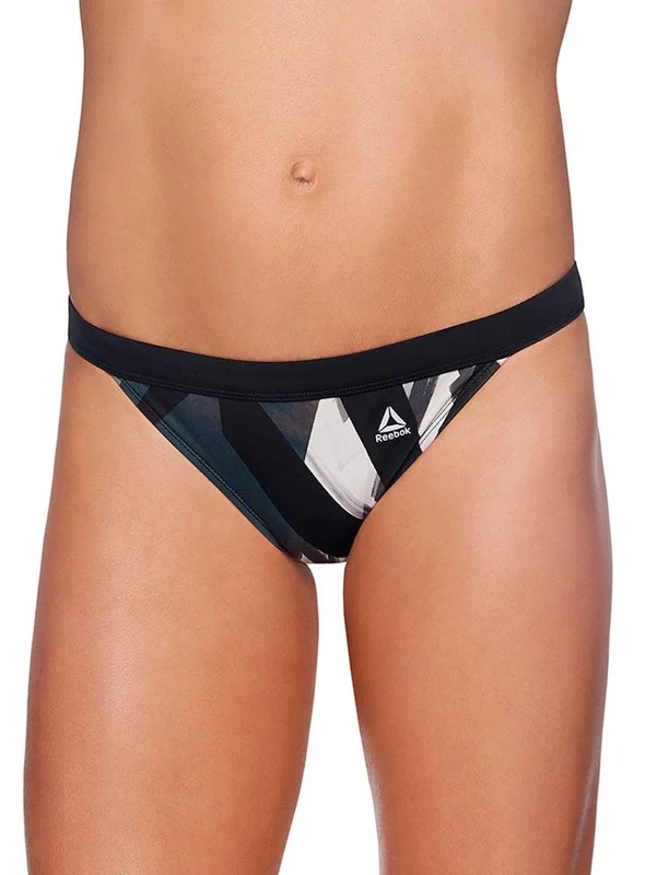 Reebok Lifestyle Women's Swimwear Bold Dynamic Banded Bathing Suit Bottom