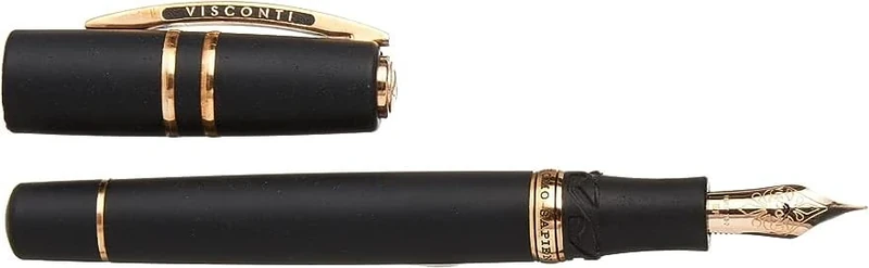 Visconti HOMO SAPIENS BRONZE OVER Fountain pen 23ct rose gold nib Extra Fine - Image 1