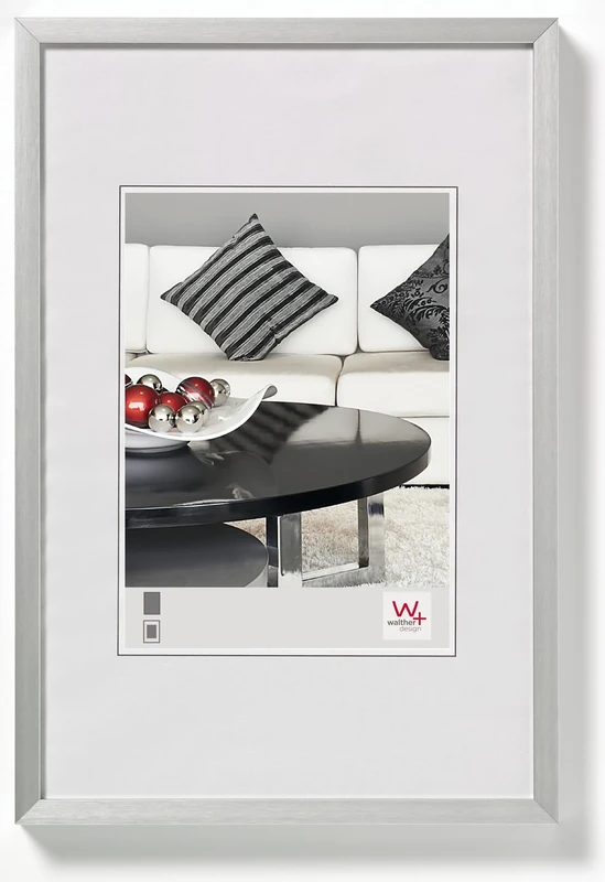 walther design Picture Frame Silver 60 x 80 cm Aluminium Chair Aluminium Frame AJ080S