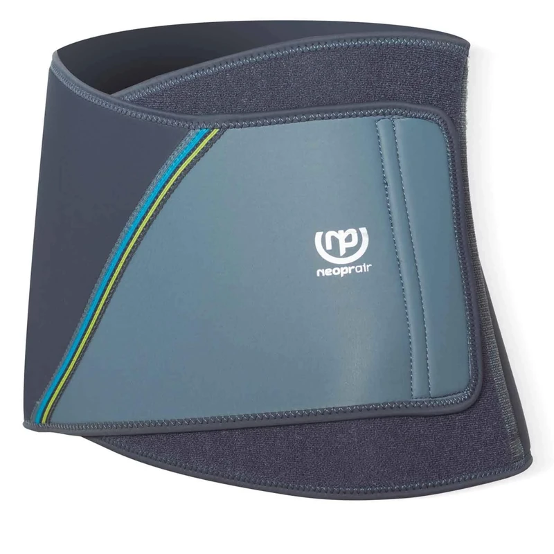 Prim NEOPRAIR | Lumbar Sacred Girdle | Men/Women | Acute and Chronic Back Pain | Sports Use | Neoprene | One Size | Grey & Blue