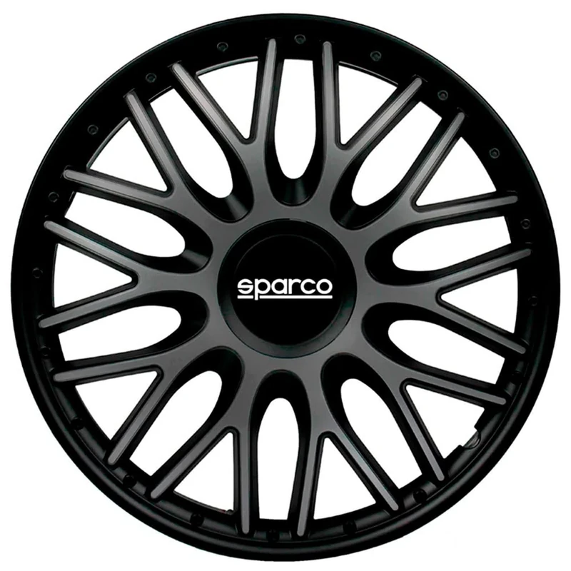Sparco Wheel Covers Roma - 13-inch - Grey/Black - Set of 4 pieces