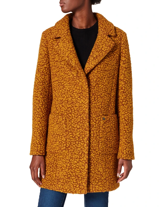 bugatti Women's 461500-44032 Coat, Blue (Marine 390), 10 (Size: 36)