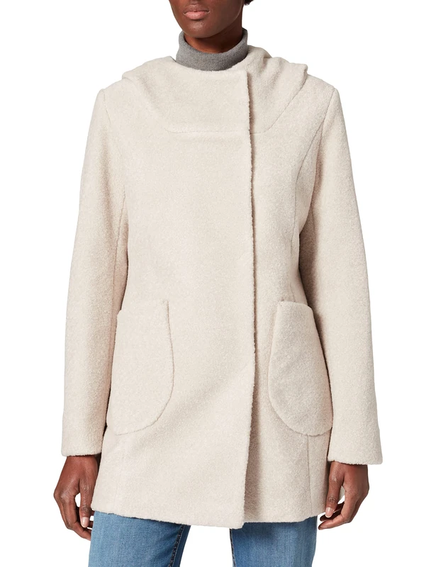 bugatti Women's 461800-47020 Coat, Beige (Beige 30), 16 (Size: 42)