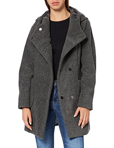 bugatti Women's 461800-47020 Coat, Grey (Dunkelgrau 270), 10 (Size: 36)