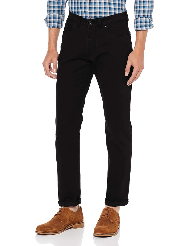 Atelier GARDEUR Mens Straight Leg Straight Jeans - Black - W38/L30