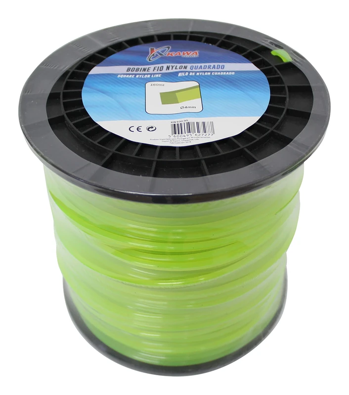 Nylon Thread for Brush Cutters 4MM 160mt Square Kawapower - Bricoferr