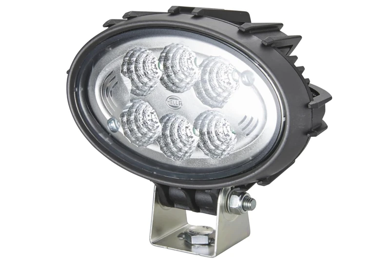 HELLA 1GA 996 761-111 LED-Worklight - Oval 100 Compact - 12/24V - 1850lm - Bolted/mounting - Swivelling Mounting Bracket - Long-range illumination - Plug: DEUTSCH plug
