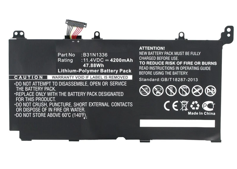 MicroBattery B31N1336 Battery/Battery - Additional Notebook Components (Battery/Battery, ASUS, R553LF, R553LN, R553LN-DM123H, R553LN-DM553H, R553LN-XO078H, R553LN-XO106)
