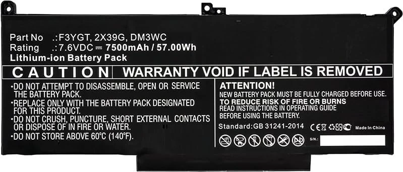 MicroBattery MBXDE-BA0142 notebook spare part Battery - Laptop component (Bateria, DELL, Latitude 12 7000, Latitude 12 7290, Latitude 13 7000 7390)