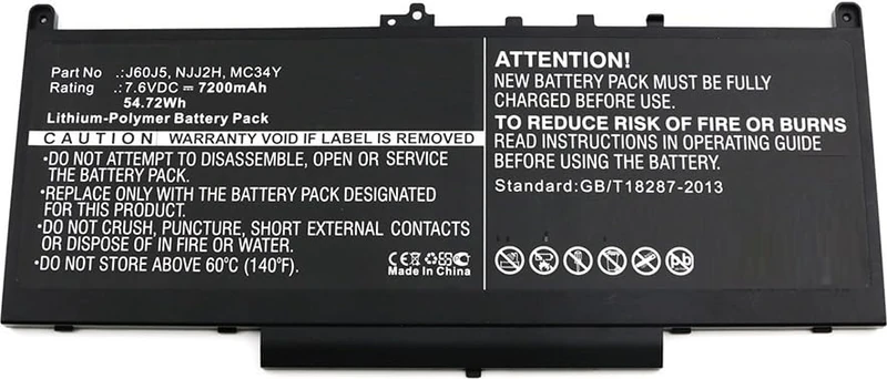 MicroBattery MBXDE-BA0127 Additional Notebook Component Battery/Battery – Additional Notebook Components (Battery/Battery, Dell, Latitude 12 E7270, Latitude 12 E7470)