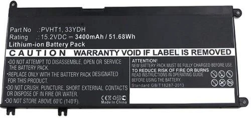 MicroBattery MBXDE-BA0093 Laptop Replacement Battery - Notebook Replacement Parts (Battery/Battery, DELL, DNCWSCB6106B, I7778-0026GRY, Inspiron 17 7000, Inspiron 17 7778)